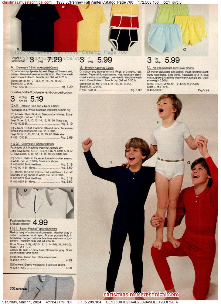 1983 JCPenney Fall Winter Catalog, Page 700