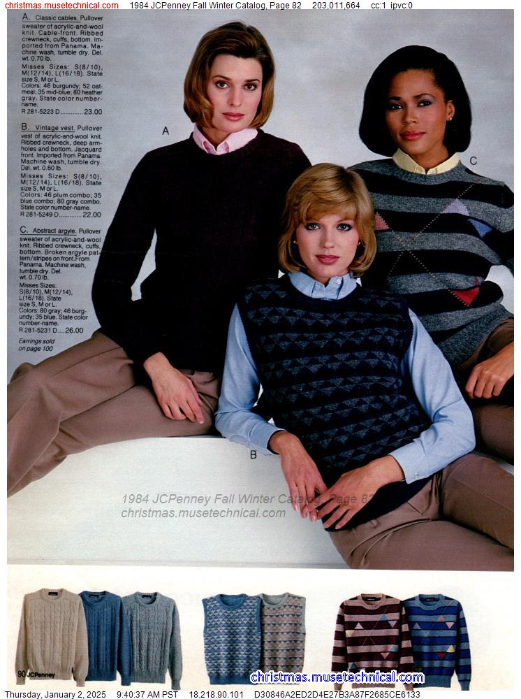 1984 JCPenney Fall Winter Catalog, Page 82