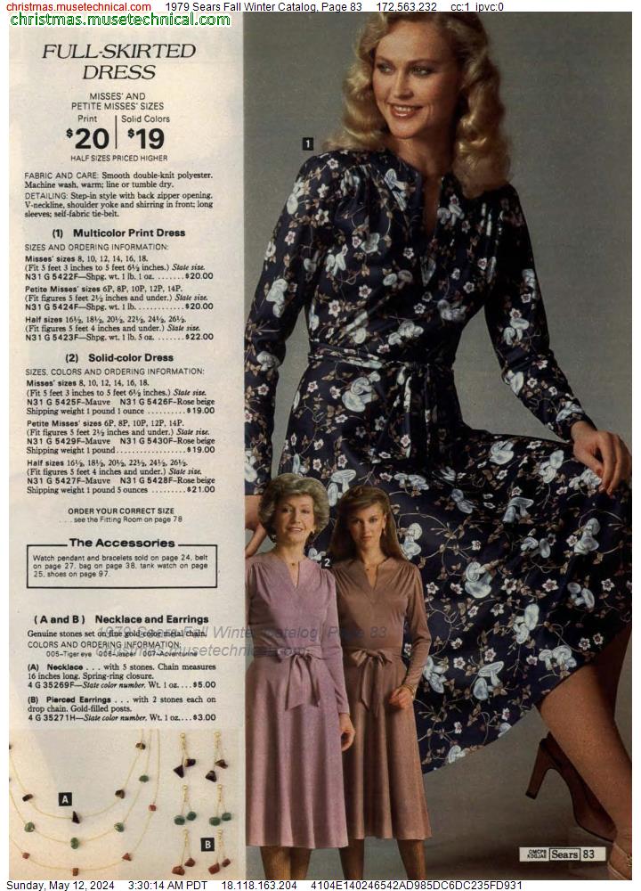 1979 Sears Fall Winter Catalog, Page 83