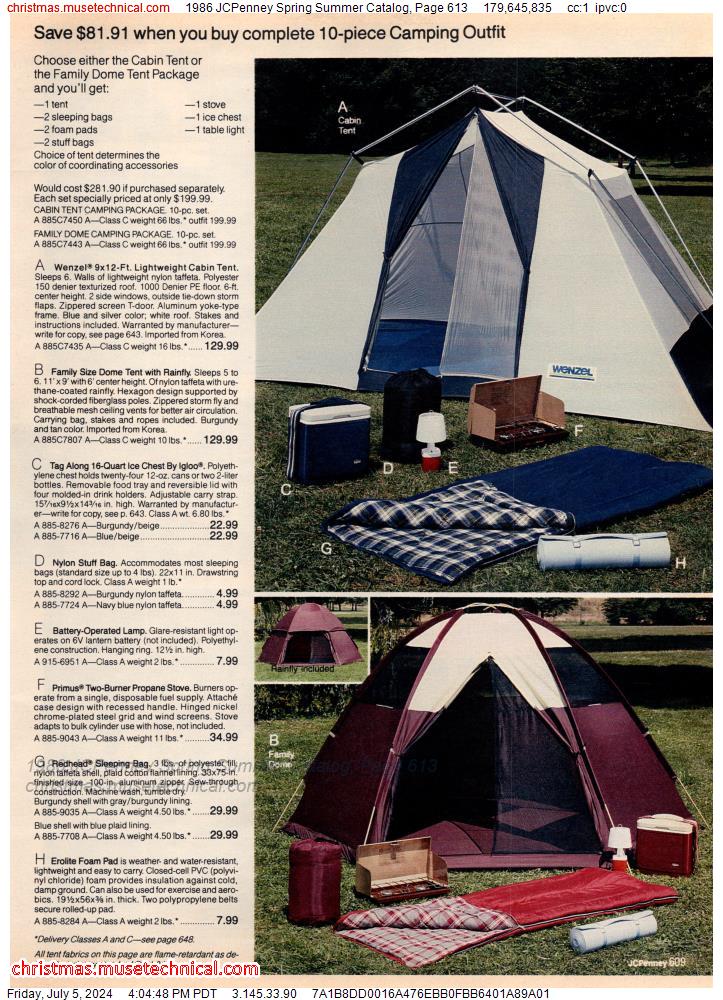 1986 JCPenney Spring Summer Catalog, Page 613