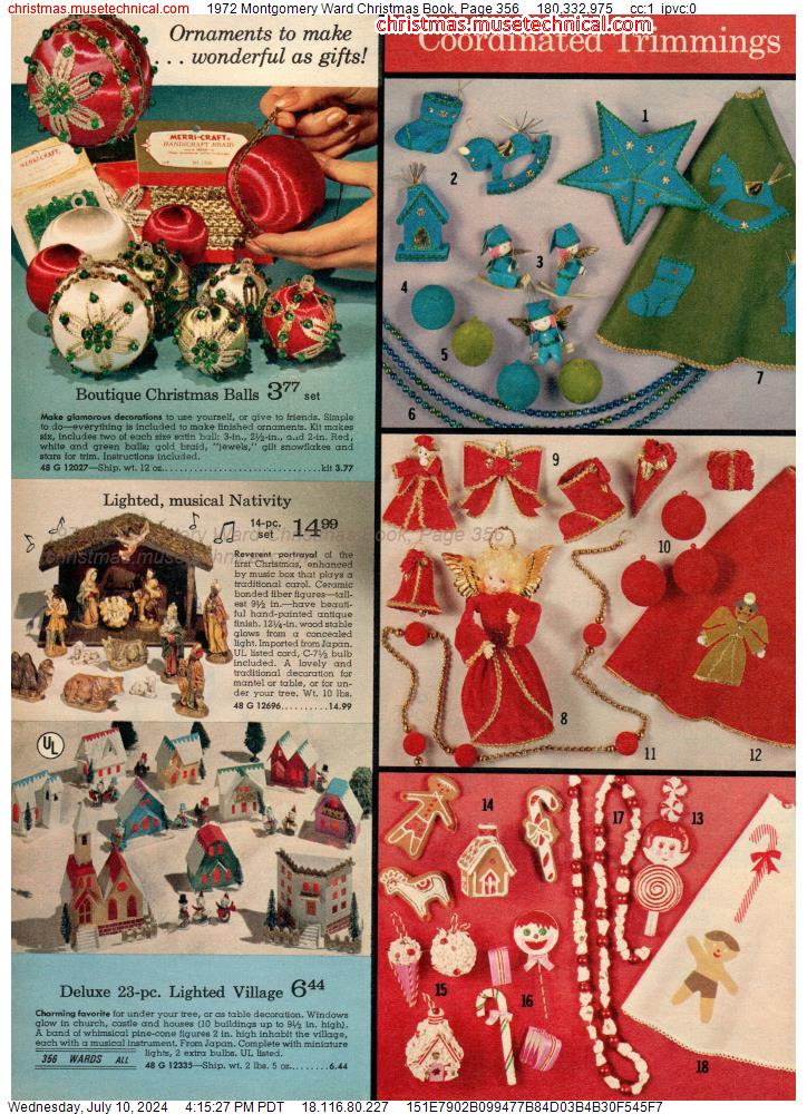 1972 Montgomery Ward Christmas Book, Page 356