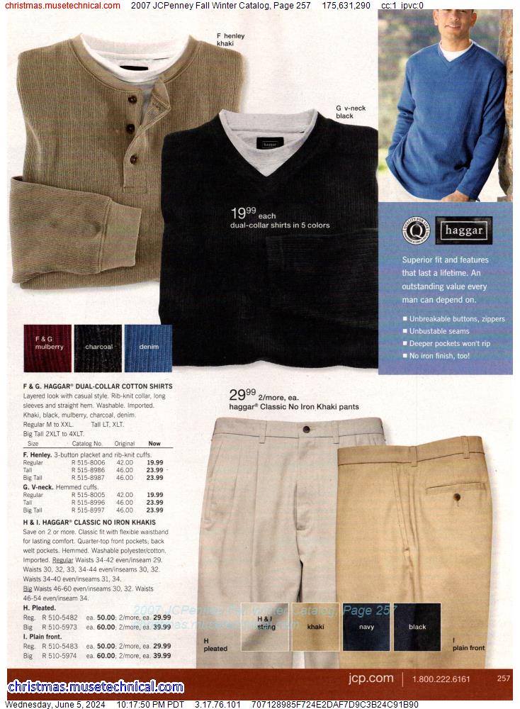2007 JCPenney Fall Winter Catalog, Page 257