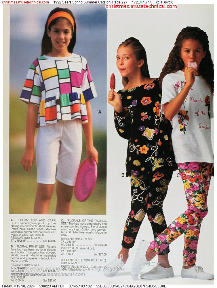 1992 Sears Spring Summer Catalog, Page 297 - Catalogs & Wishbooks