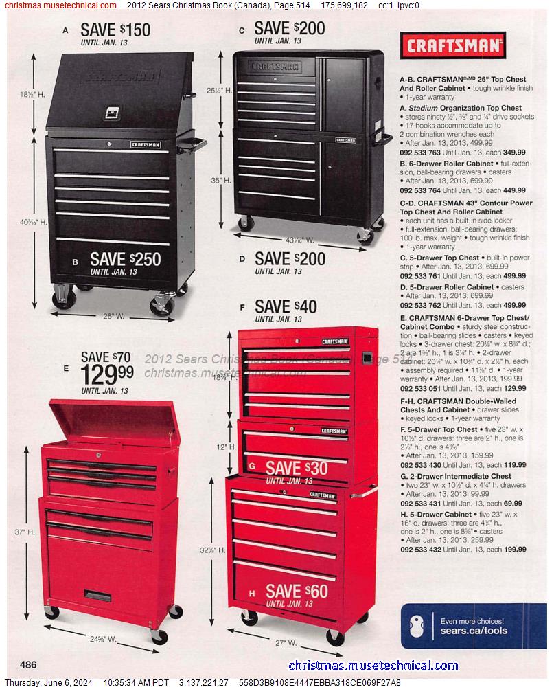 2012 Sears Christmas Book (Canada), Page 514