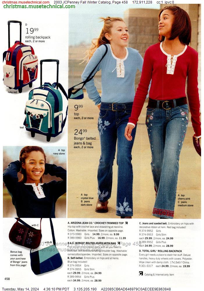 2003 JCPenney Fall Winter Catalog, Page 458