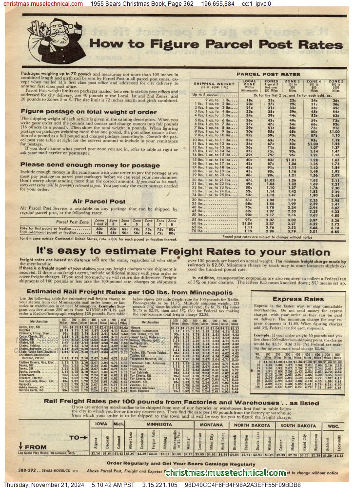 1955 Sears Christmas Book, Page 362