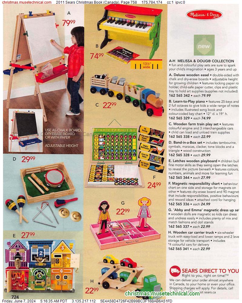 2011 Sears Christmas Book (Canada), Page 758