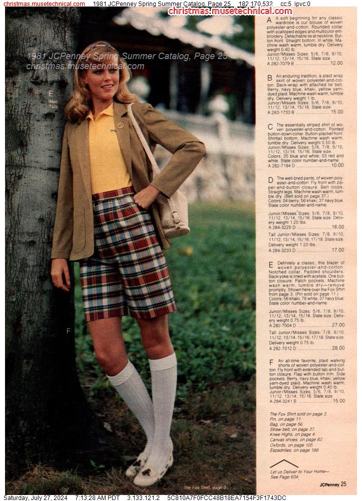 1981 JCPenney Spring Summer Catalog, Page 25