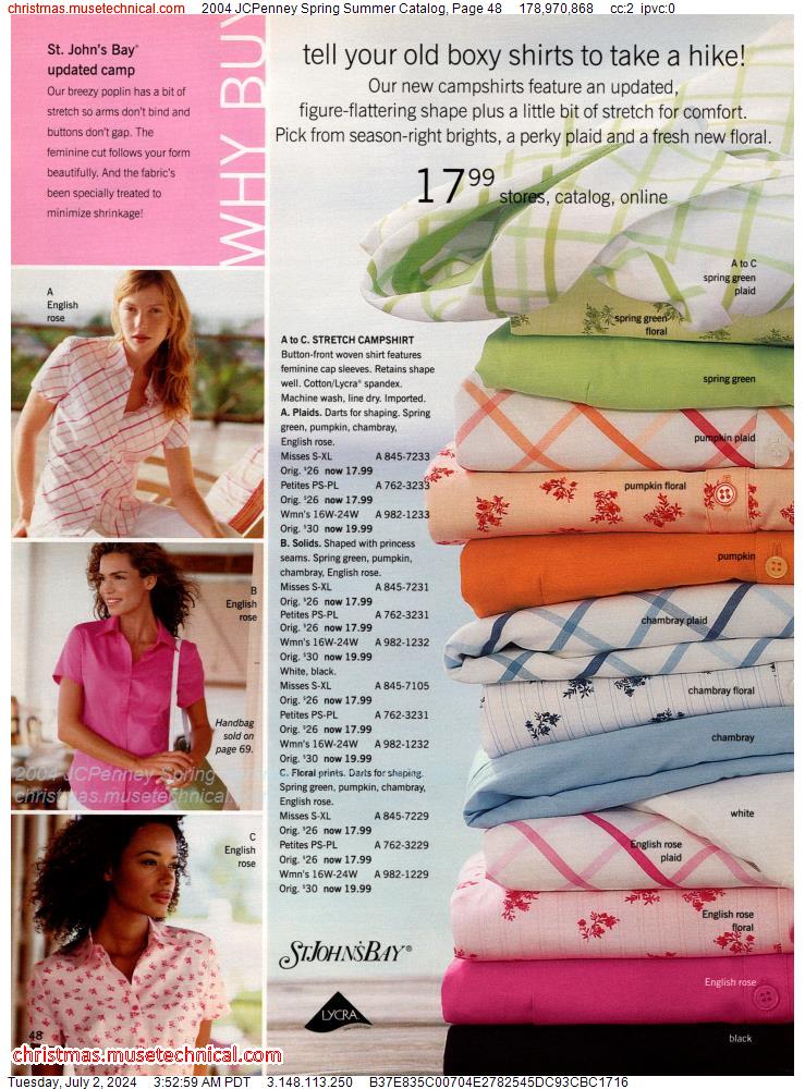 2004 JCPenney Spring Summer Catalog, Page 48