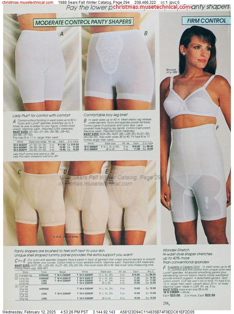 1988 Sears Fall Winter Catalog, Page 294