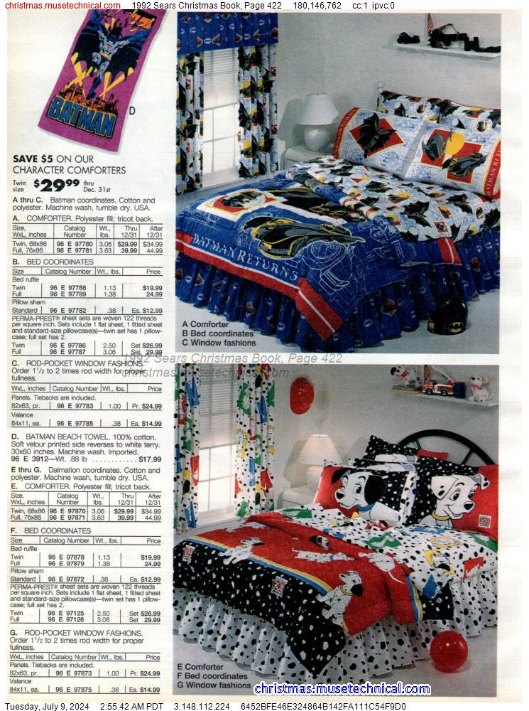 1992 Sears Christmas Book, Page 422