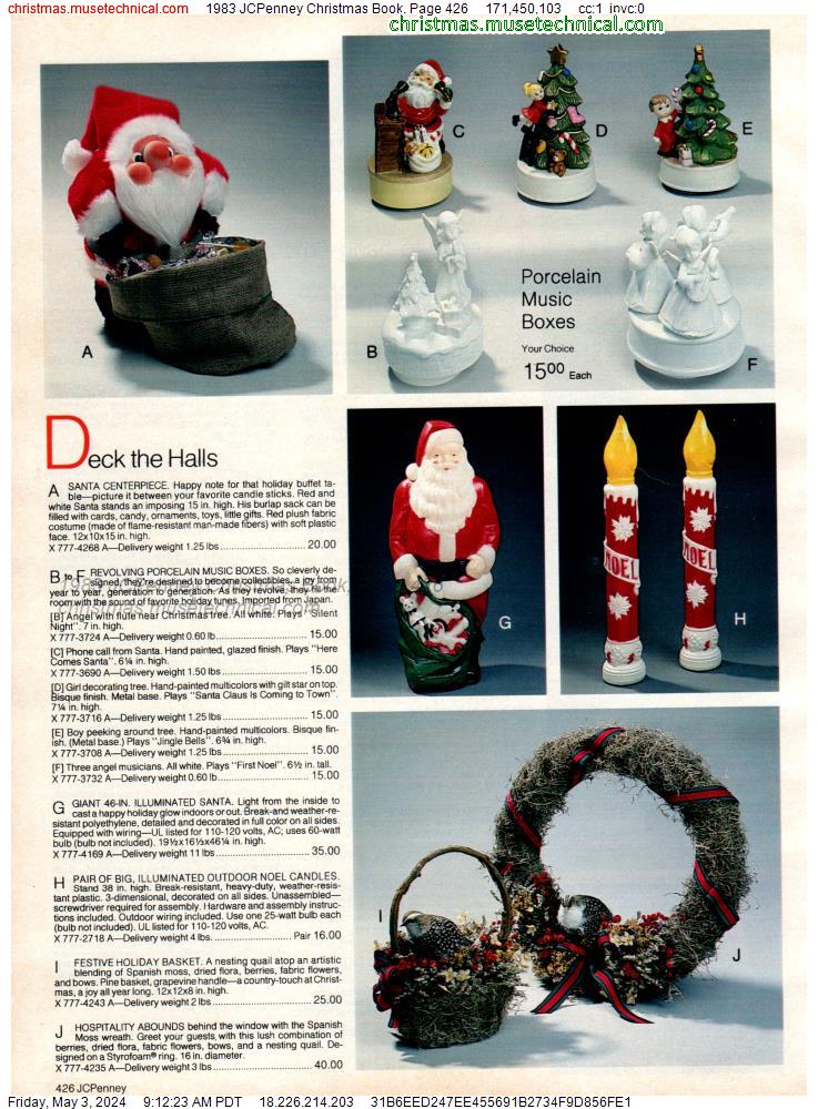 1983 JCPenney Christmas Book, Page 426