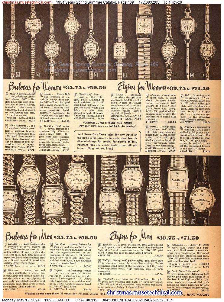 1954 Sears Spring Summer Catalog, Page 469