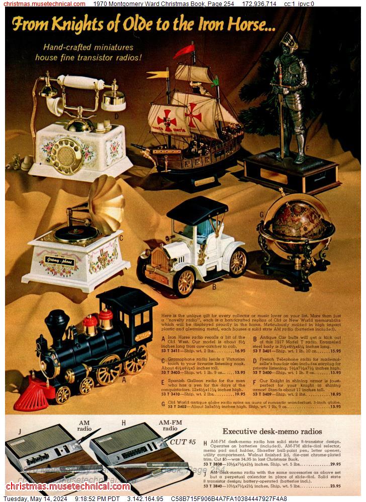 1970 Montgomery Ward Christmas Book, Page 254