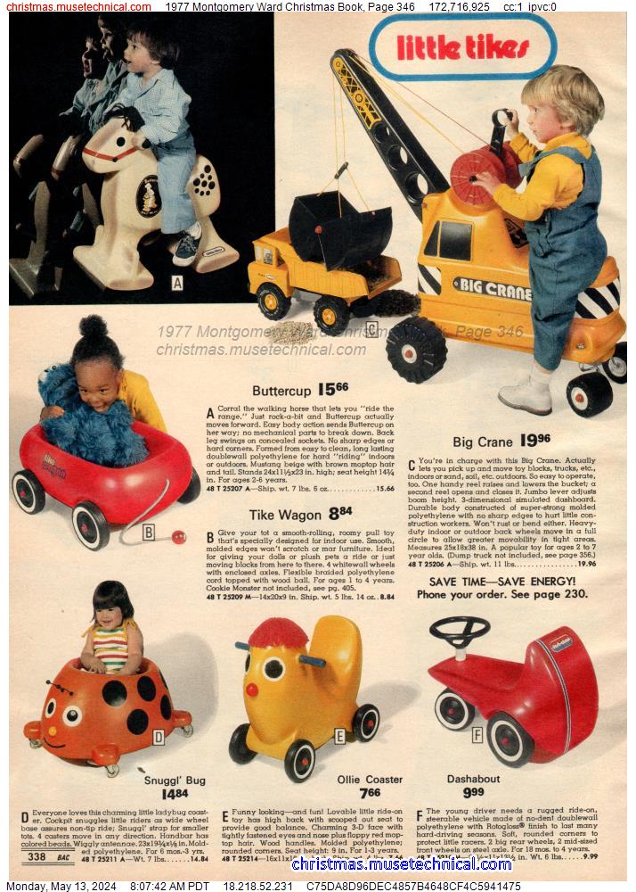 1977 Montgomery Ward Christmas Book, Page 346
