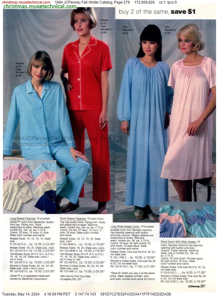 1984 JCPenney Fall Winter Catalog, Page 279