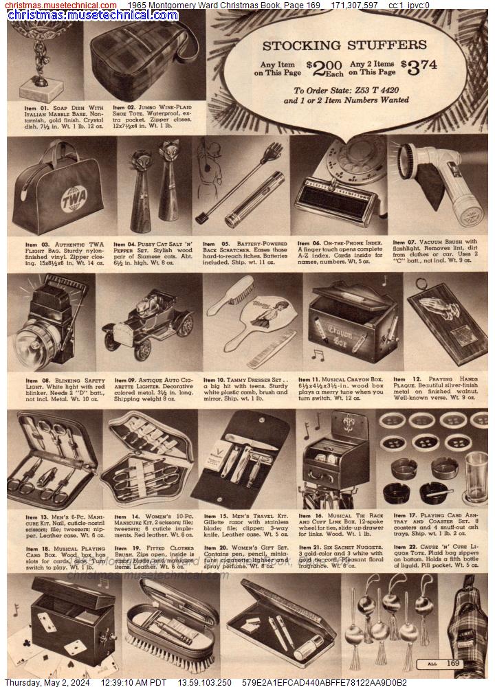 1965 Montgomery Ward Christmas Book, Page 169
