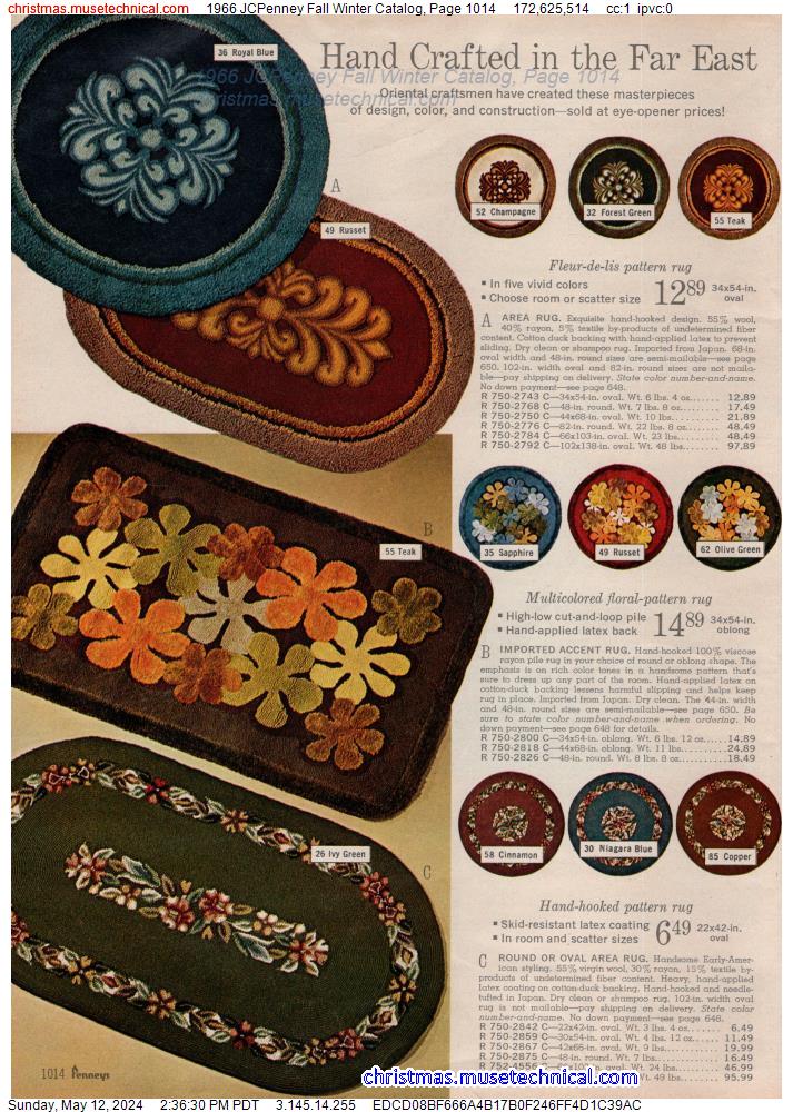 1966 JCPenney Fall Winter Catalog, Page 1014