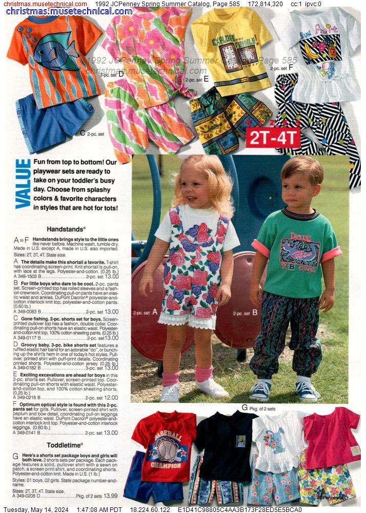 1992 JCPenney Spring Summer Catalog, Page 585