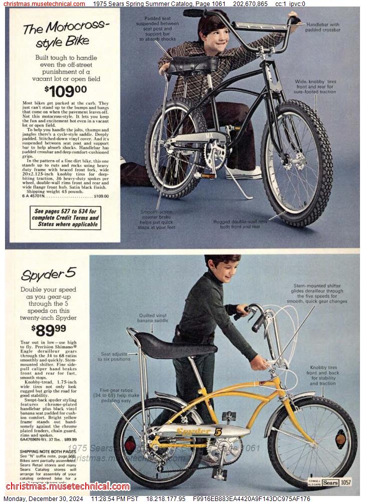 1975 Sears Spring Summer Catalog, Page 1061