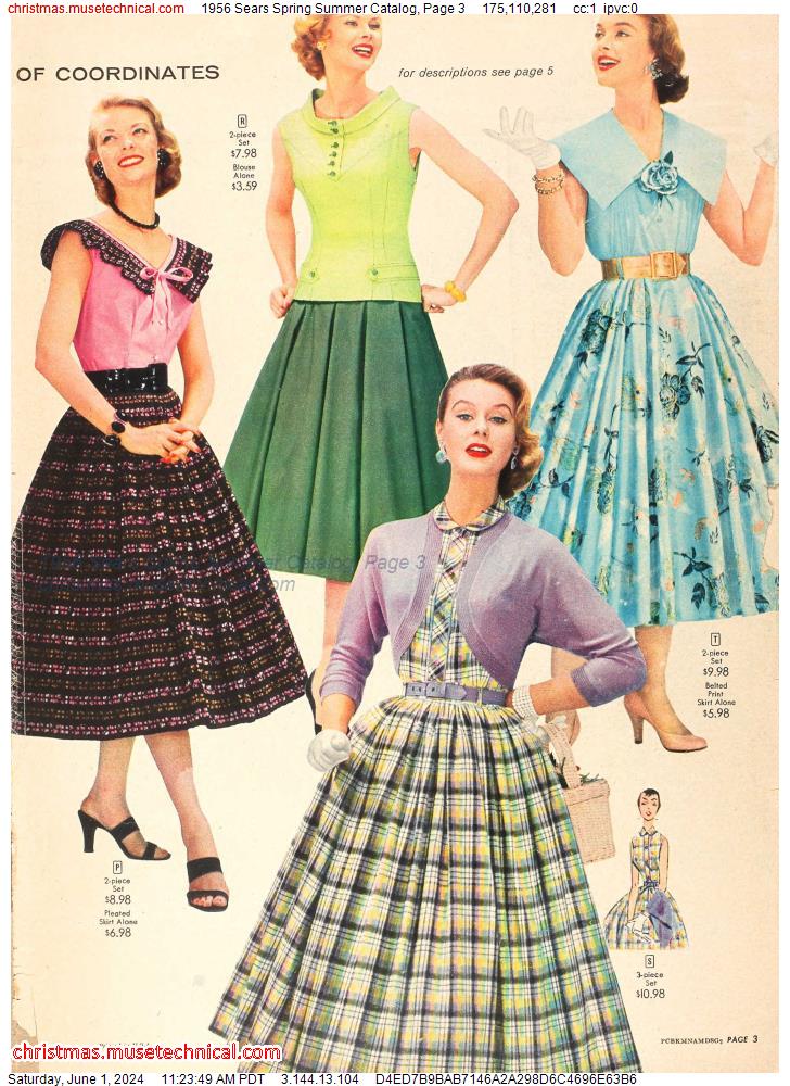 1956 Sears Spring Summer Catalog, Page 3 - Catalogs & Wishbooks