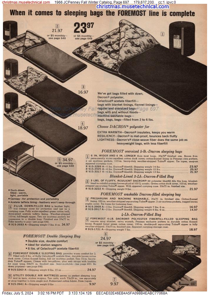 1966 JCPenney Fall Winter Catalog, Page 697
