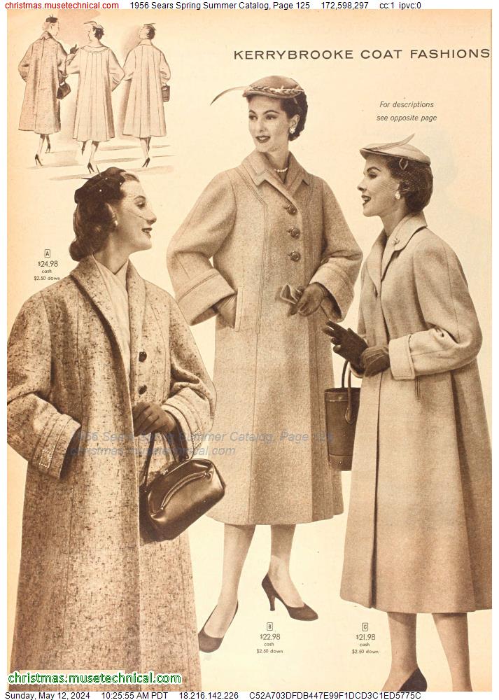 1956 Sears Spring Summer Catalog, Page 125