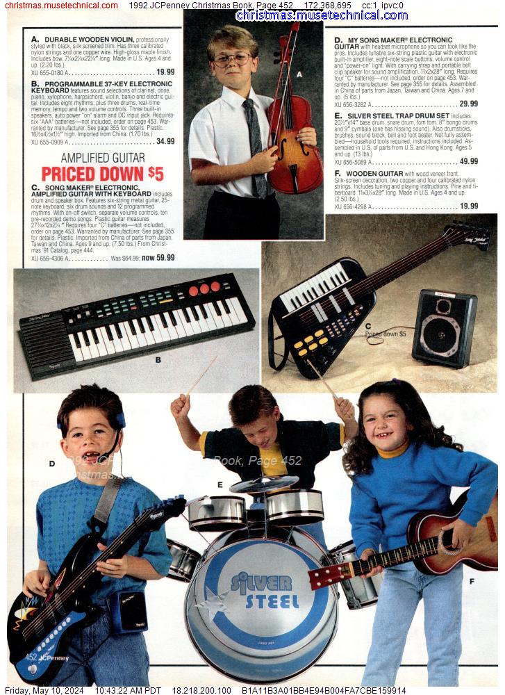 1992 JCPenney Christmas Book, Page 452