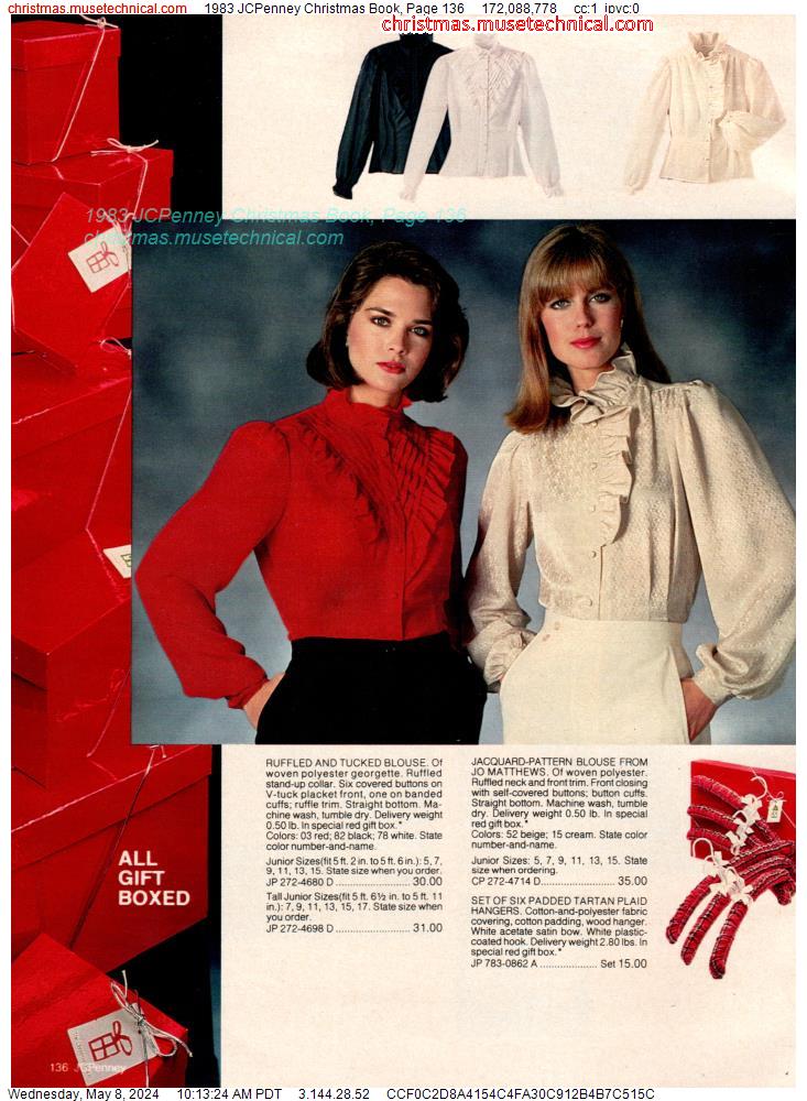 1983 JCPenney Christmas Book, Page 136