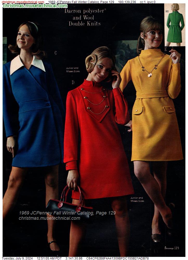 1969 JCPenney Fall Winter Catalog, Page 129
