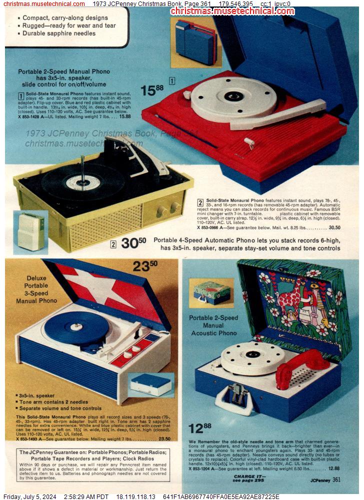 1973 JCPenney Christmas Book, Page 361