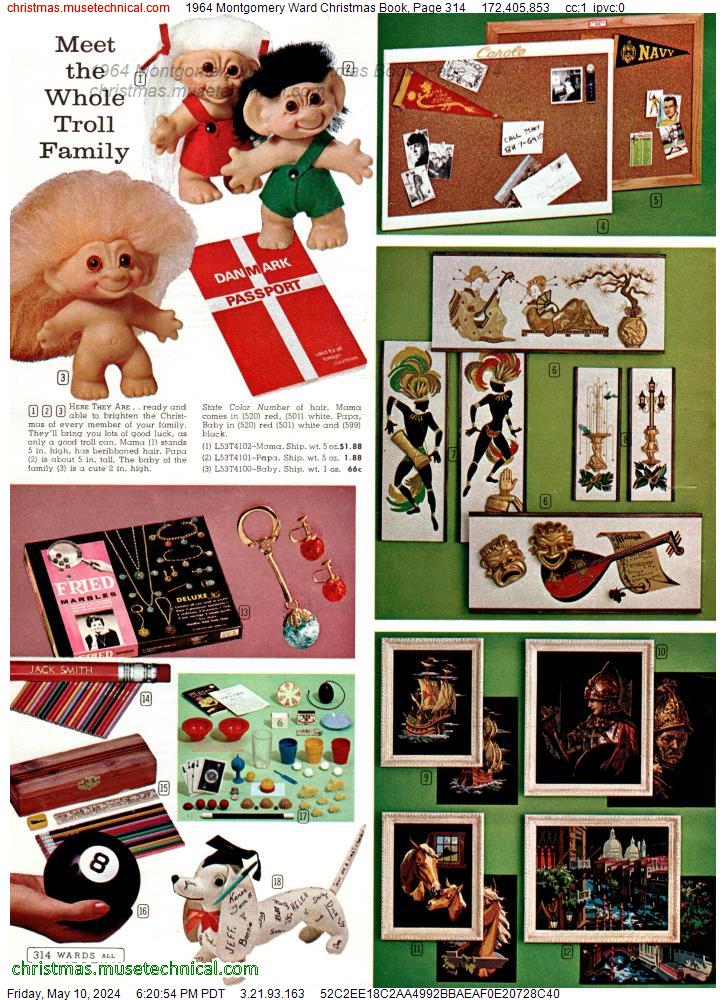 1964 Montgomery Ward Christmas Book, Page 314