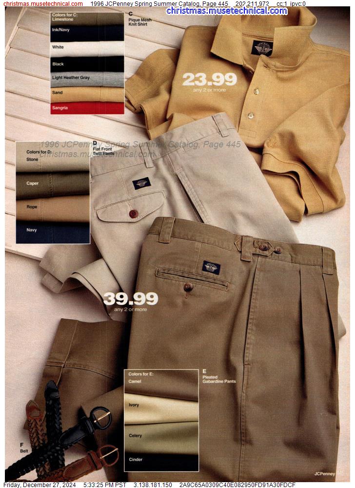 1996 JCPenney Spring Summer Catalog, Page 445