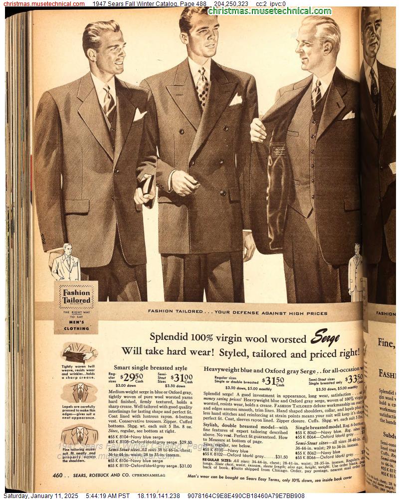 1947 Sears Fall Winter Catalog, Page 488