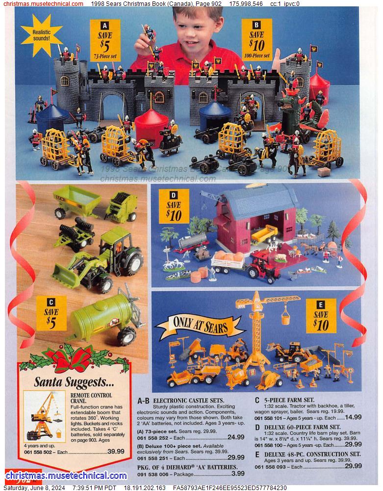 1998 Sears Christmas Book (Canada), Page 902