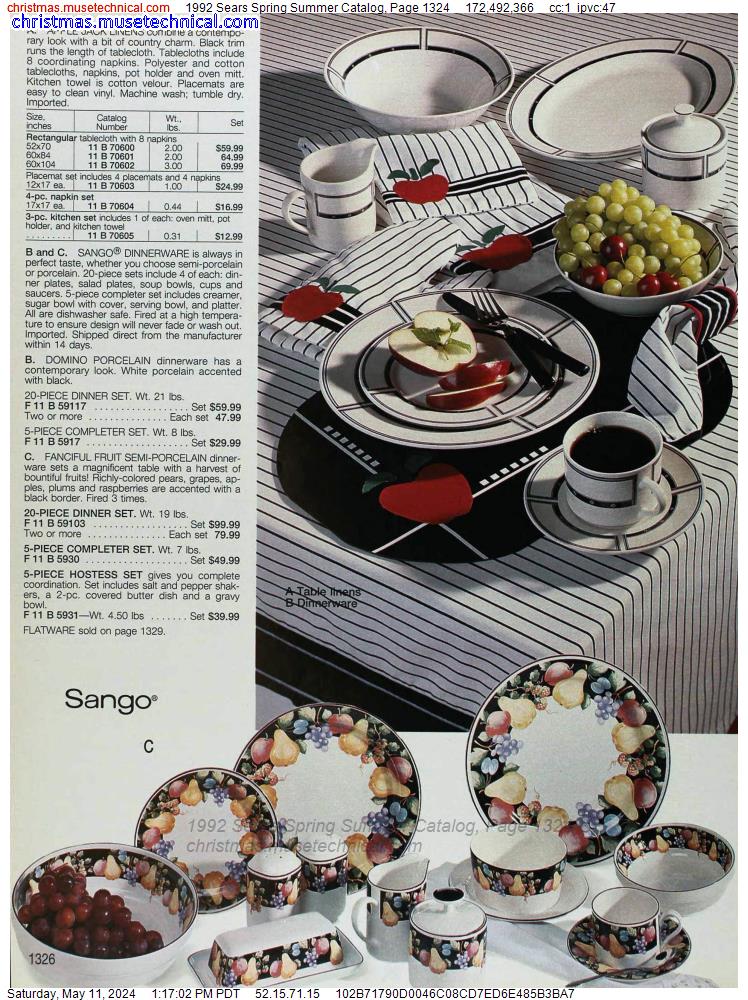 1992 Sears Spring Summer Catalog, Page 1324