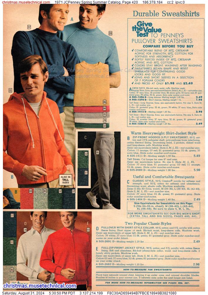 1971 JCPenney Spring Summer Catalog, Page 420