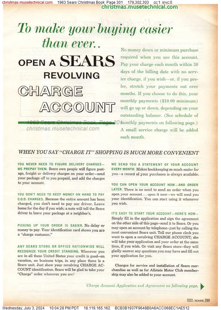 1963 Sears Christmas Book, Page 301