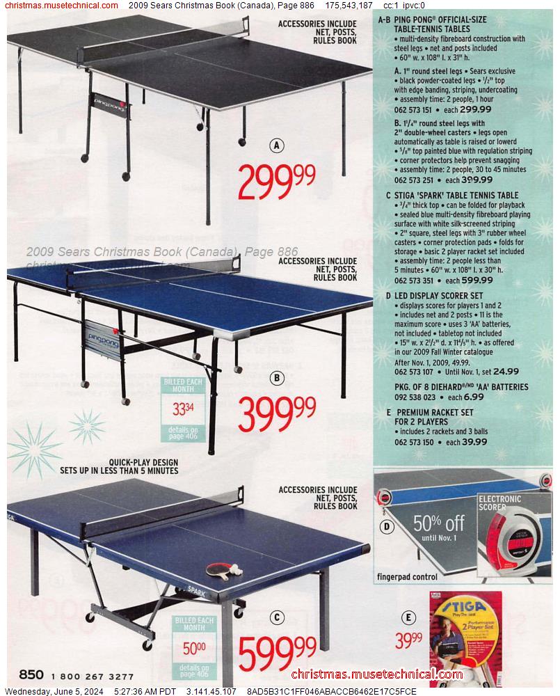 2009 Sears Christmas Book (Canada), Page 886