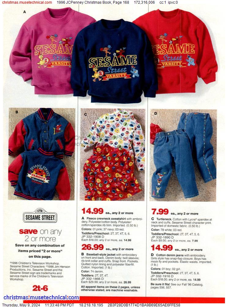1996 JCPenney Christmas Book, Page 168