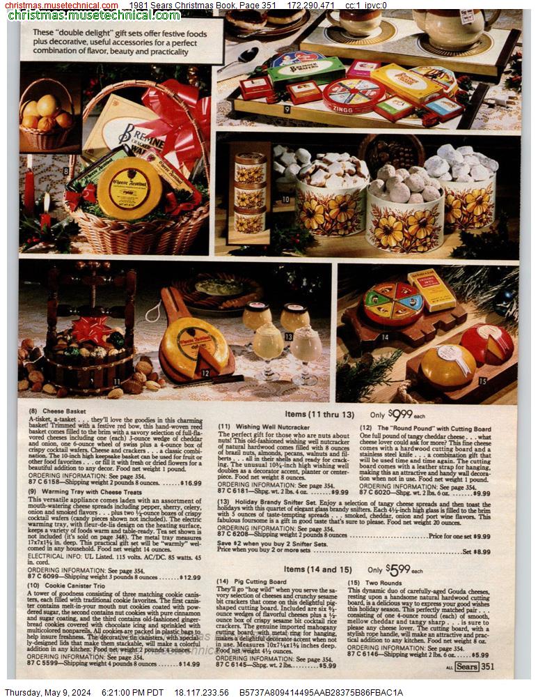1981 Sears Christmas Book, Page 351