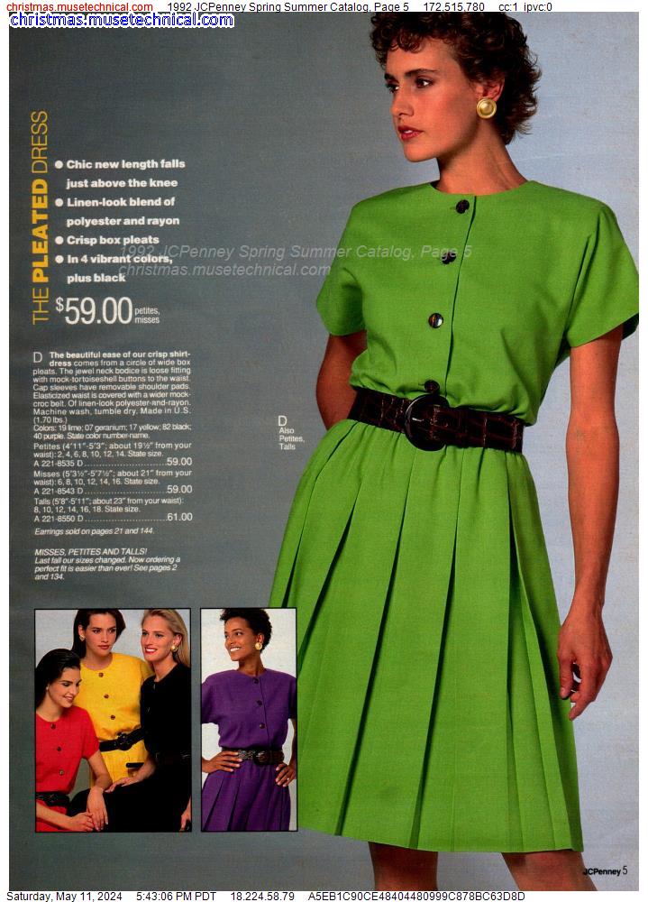 1992 JCPenney Spring Summer Catalog, Page 5
