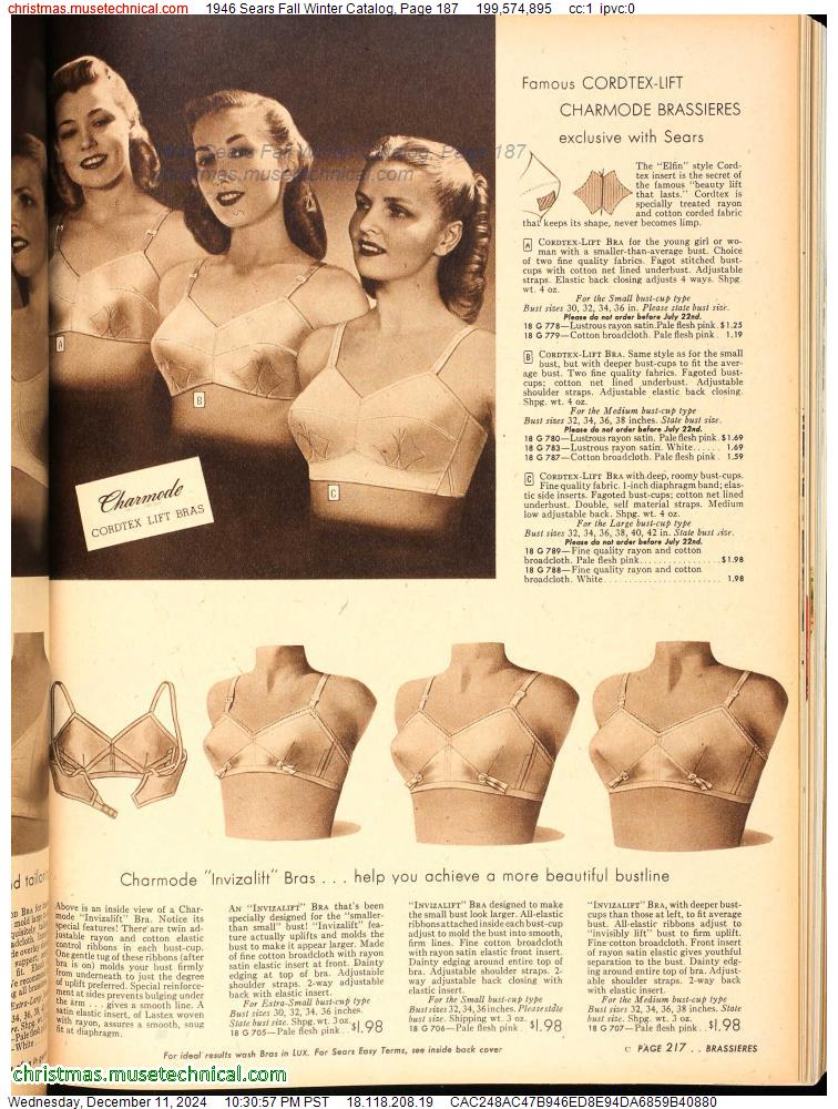 1946 Sears Fall Winter Catalog, Page 187