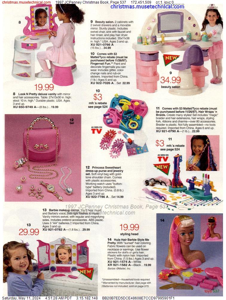 1997 JCPenney Christmas Book, Page 537