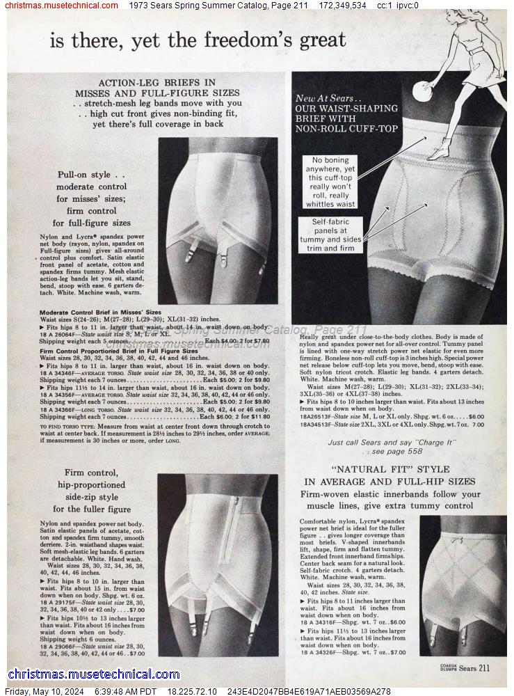 1973 Sears Spring Summer Catalog, Page 211