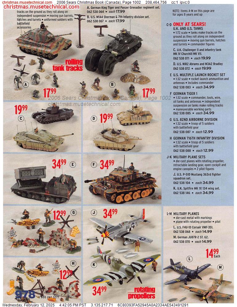 2006 Sears Christmas Book (Canada), Page 1002