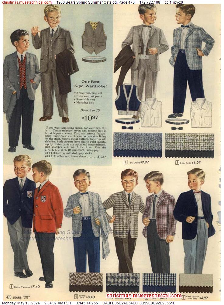 1960 Sears Spring Summer Catalog, Page 470