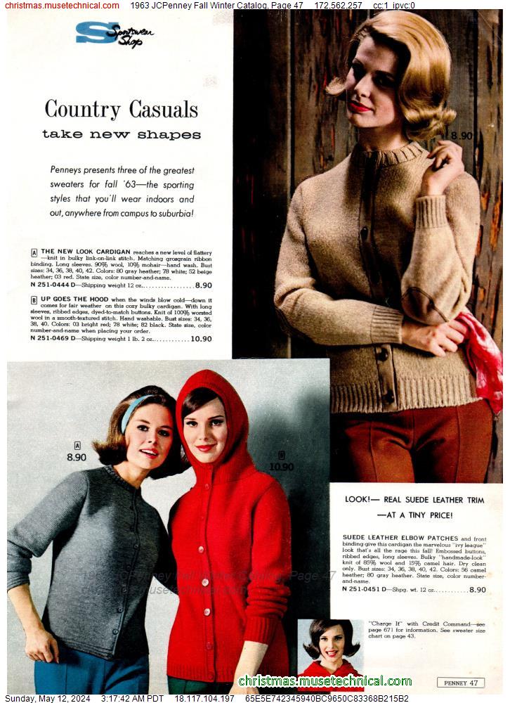 1963 JCPenney Fall Winter Catalog, Page 47