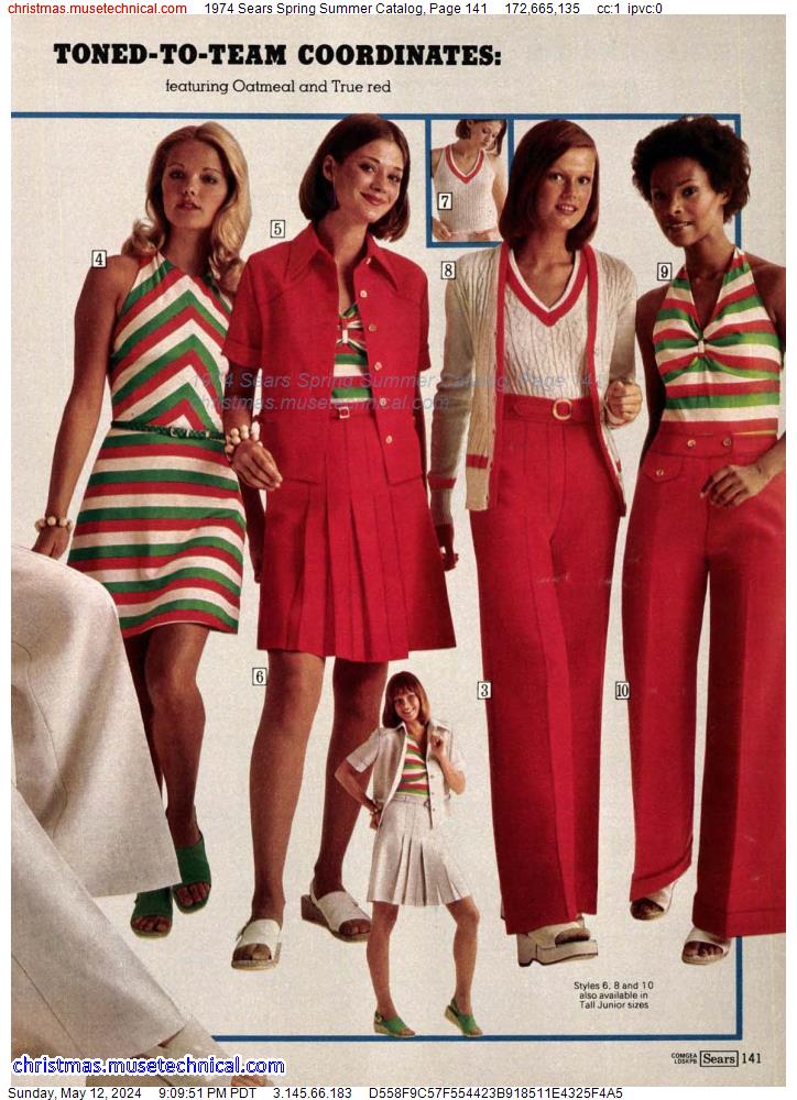 1974 Sears Spring Summer Catalog, Page 141