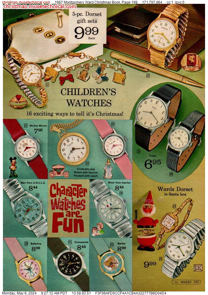 1967 Montgomery Ward Christmas Book, Page 199
